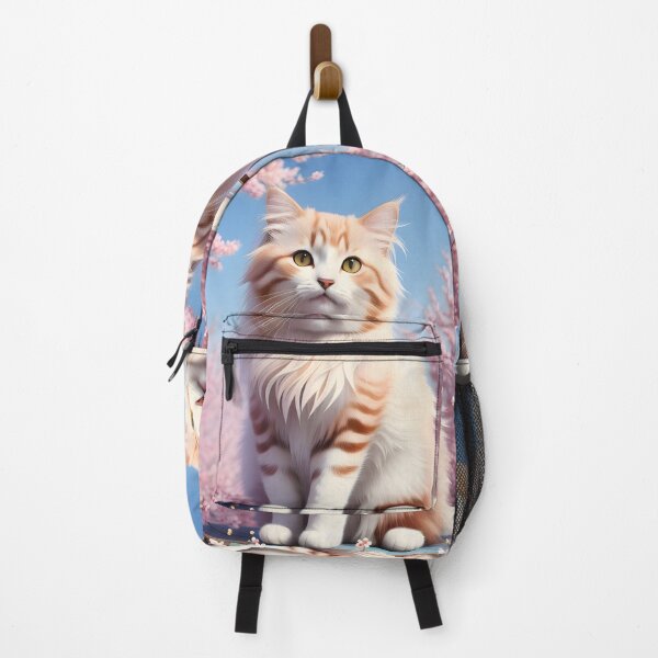 Item preview, Cat in a cherry blossom tree - Modern digital art designed and sold by Ai-michiart.