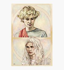 Isak and Even's Halloween Photographic Print
