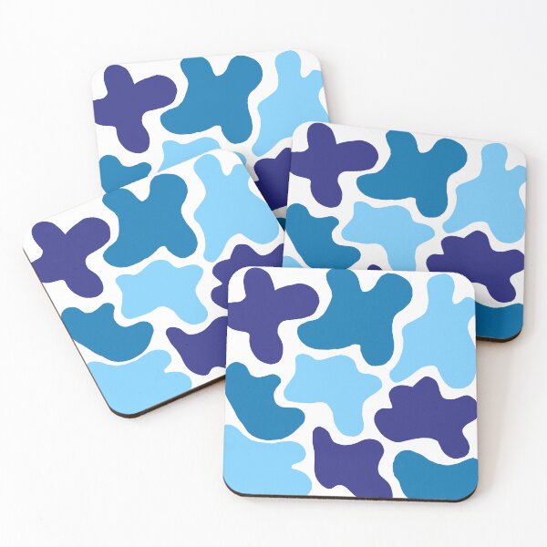 Item preview, Background of blue spots abstract pattern designed and sold by Denisse diseno.