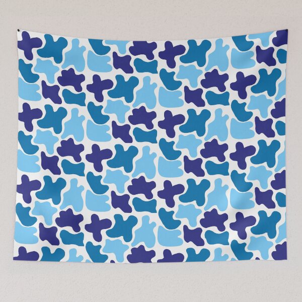 Item preview, Background of blue spots abstract pattern designed and sold by Denisse diseno.
