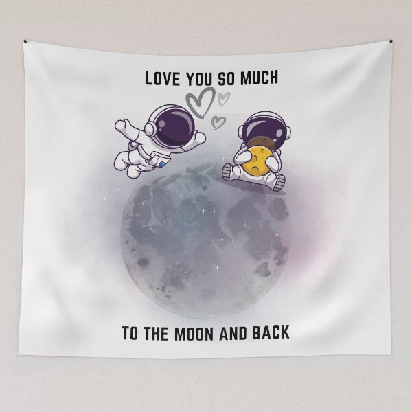 Item preview, Love you to the moon and back designed and sold by desssigner.