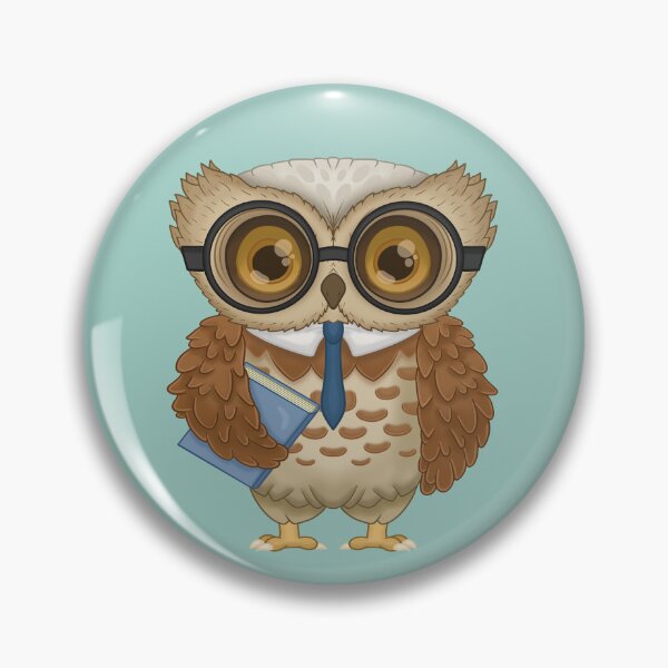 Item preview, Mr. Wiseman the teacher owl! designed and sold by MeMyselfMisha.