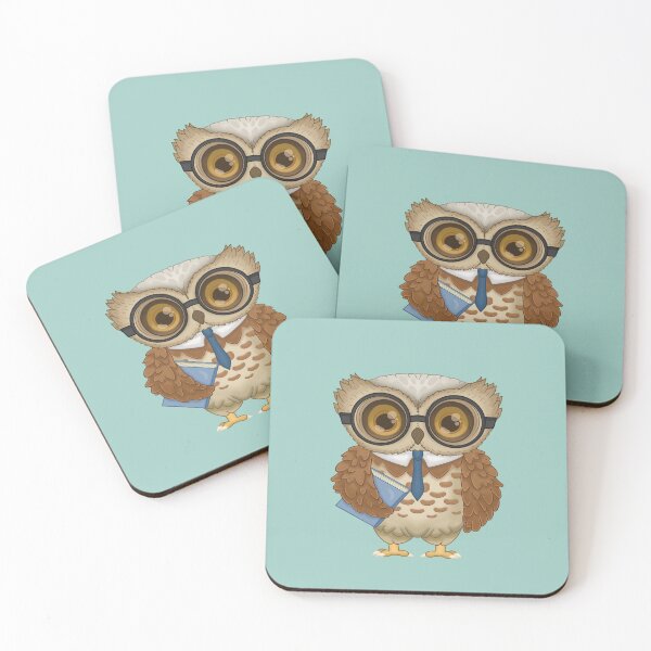 Item preview, Mr. Wiseman the teacher owl! designed and sold by MeMyselfMisha.