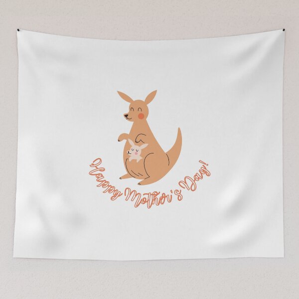 Item preview, Happy Mother's Day Kangaroo designed and sold by LapillusDesigns.