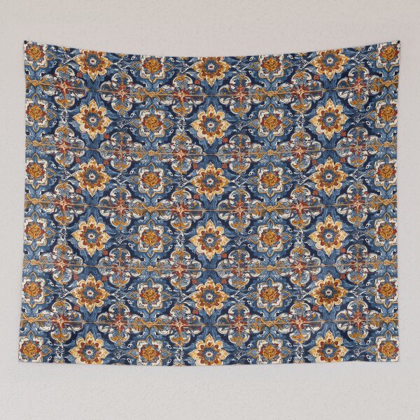 Item preview, Mexican Talavera Pottery Tiles Mexico Spanish designed and sold by ColorFlowArt.