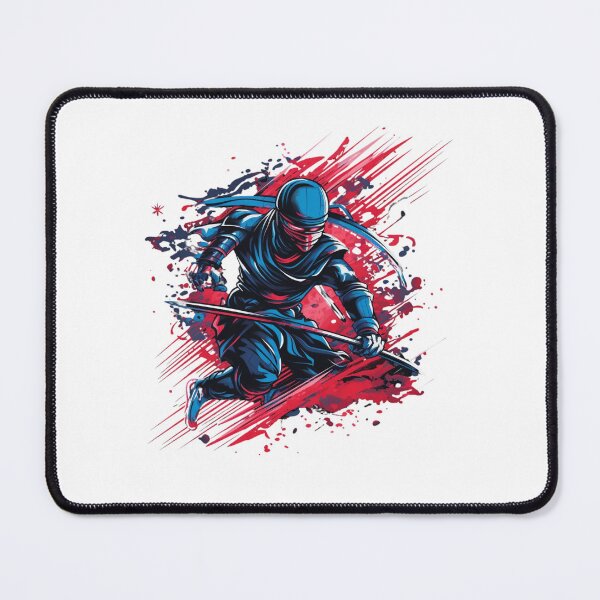 Item preview, Ninja Fury: Warrior Action Bold Colorful Dynamic Intense Exciting Speed Martial Arts  designed and sold by DigiNook.
