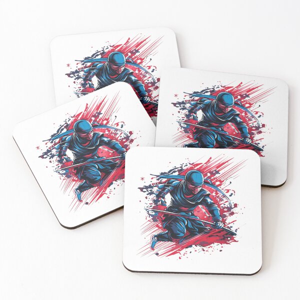 Item preview, Ninja Fury: Warrior Action Bold Colorful Dynamic Intense Exciting Speed Martial Arts  designed and sold by DigiNook.