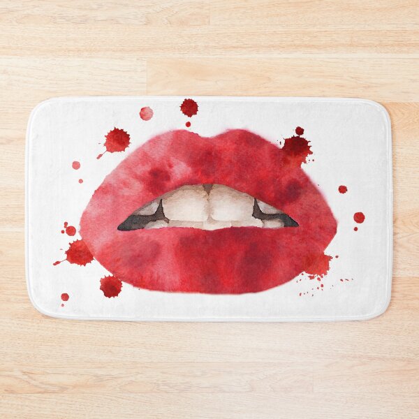 Item preview, Red lips, open mouth, watercolor designed and sold by AmandaGreenwood.