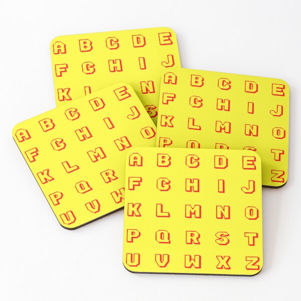 Item preview, letters, alphabet, stickers, style, modern game type font in  color designed and sold by @Reikiama.