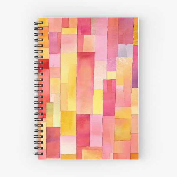Item preview, Colorful Pink Yellow Orange Watercolor Abstract designed and sold by creative321.