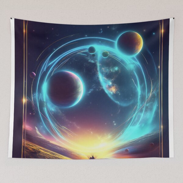 Item preview, Odes to the Cosmic Ocean - Space Deep Mystery Inspirational Art  designed and sold by Transcendance.