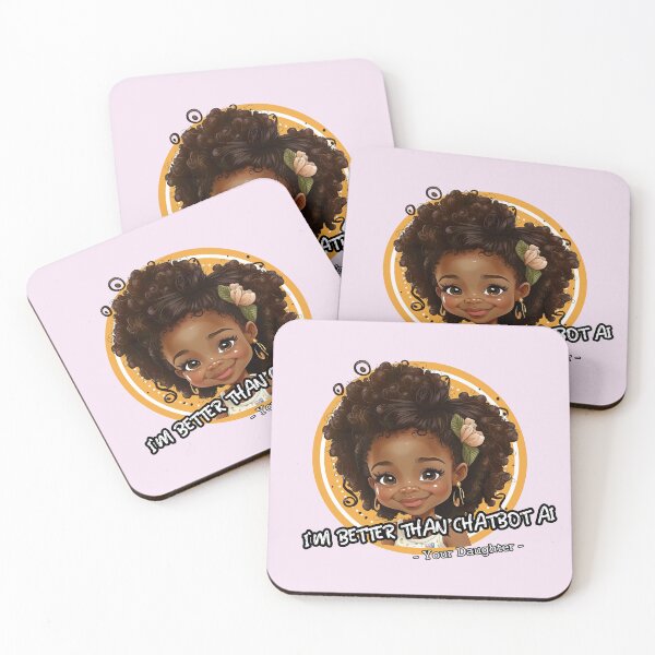 Item preview, better than chatbot AI - your daughter designed and sold by PositiveIdeas.