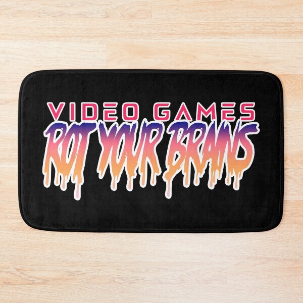 Item preview, Video Games Rot Your Brains designed and sold by Hazmat-AI7.