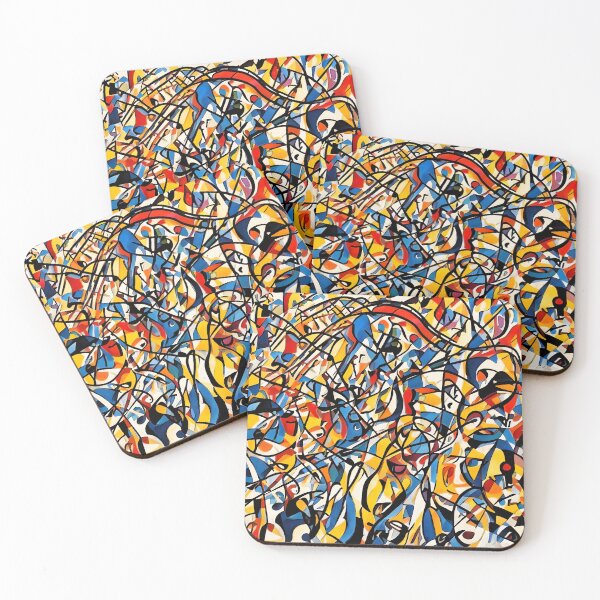 Item preview, Abstract Colors and Shapes designed and sold by The Bubble 1307.
