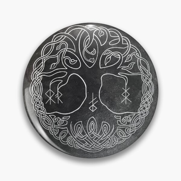 Item preview, Yggdrasil, Tree of Life with Viking Bind Runes designed and sold by AnneADArt.