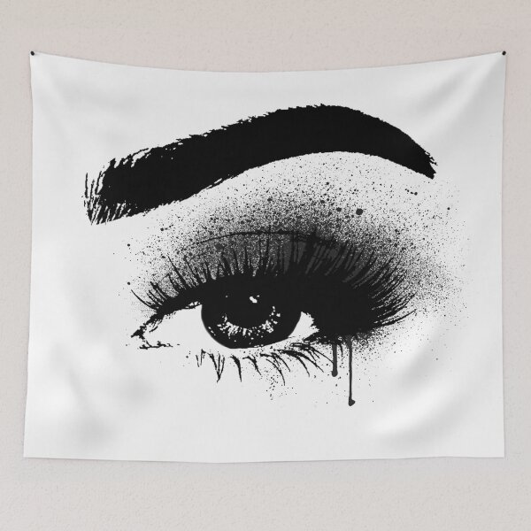 Item preview, Smokey eye make up, with inky drip designed and sold by AmandaGreenwood.