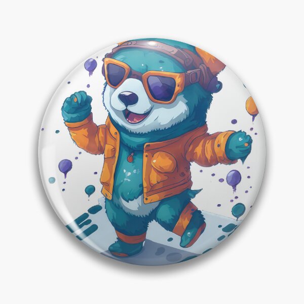 Item preview,  A cute trippy bear dancing designed and sold by Aiartly.