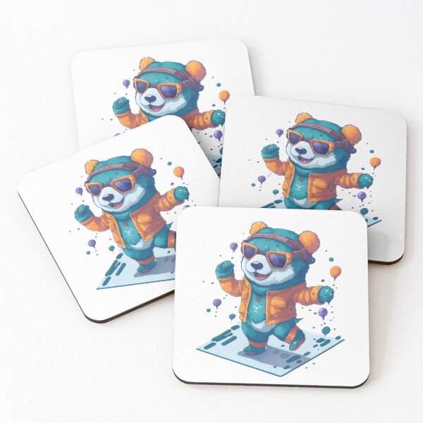 Item preview,  A cute trippy bear dancing designed and sold by Aiartly.