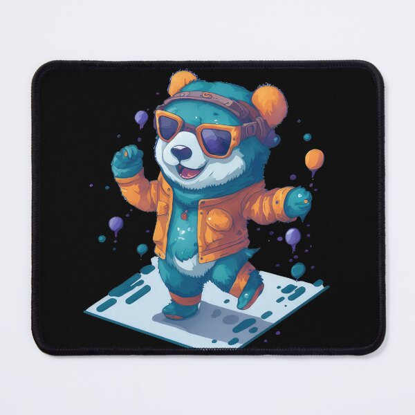 Item preview, A cute trippy bear dancing designed and sold by Aiartly.