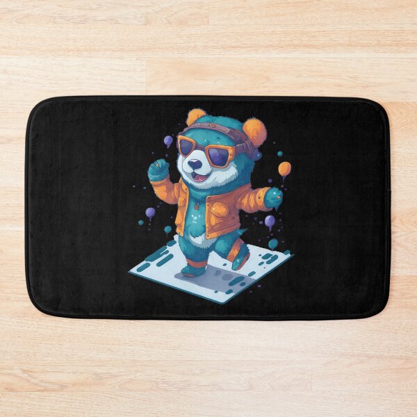 Item preview,  A cute trippy bear dancing designed and sold by Aiartly.
