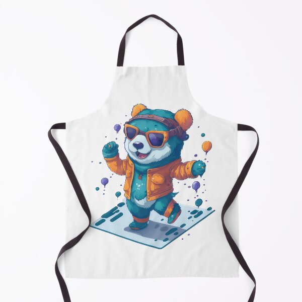 Item preview, A cute trippy bear dancing designed and sold by Aiartly.