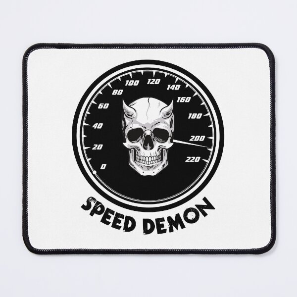 Item preview, Speed Demon Black and White designed and sold by BikersIslandTM.