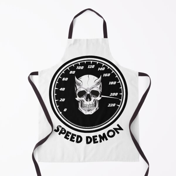 Item preview, Speed Demon Black and White designed and sold by BikersIslandTM.