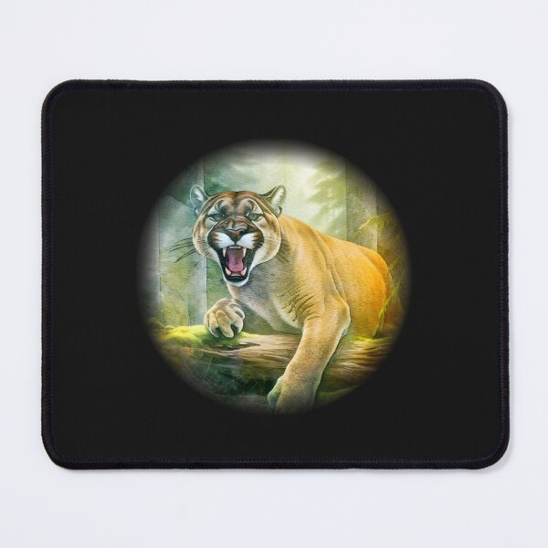 Item preview, Snarling Cougar Ready to Pounce, Beautiful Mountain Lion Design designed and sold by RarefiedAir.
