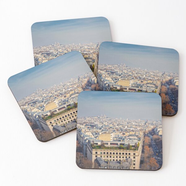 Item preview, Aerial Paris cityscape  designed and sold by psychoshadow.