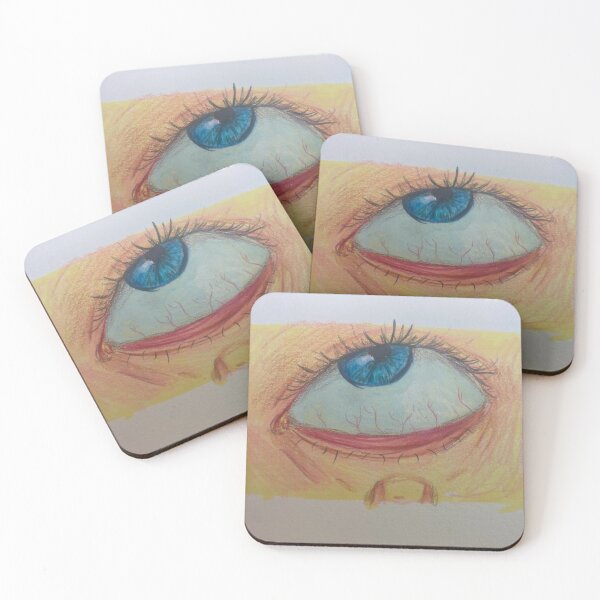Item preview, Eye pulling with a white border designed and sold by TheGhostbee.