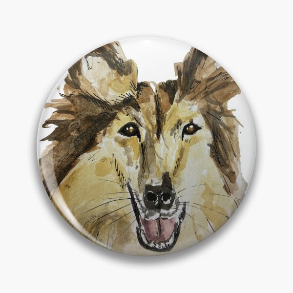 Item preview, watercolour rough collie  designed and sold by TheoParsons.