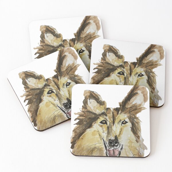 Item preview, watercolour rough collie  designed and sold by TheoParsons.