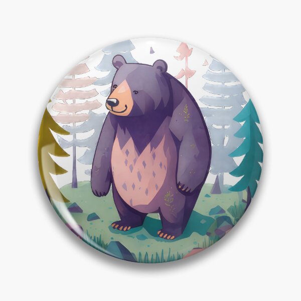Item preview, A cute giant confused bear designed and sold by Aiartly.