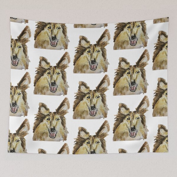 Item preview, watercolour rough collie  designed and sold by TheoParsons.