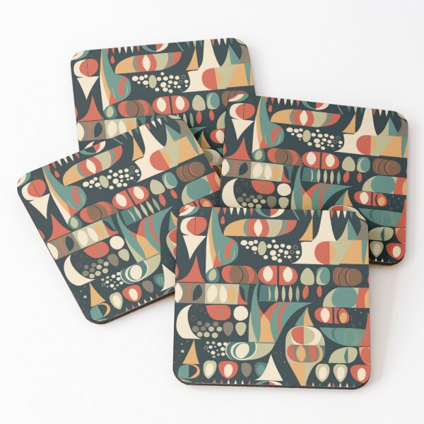 Item preview, Midcentury Modern Art Pattern, 1950s 1960s Retro Vintage Lounge Pattern designed and sold by Step, Repeat.