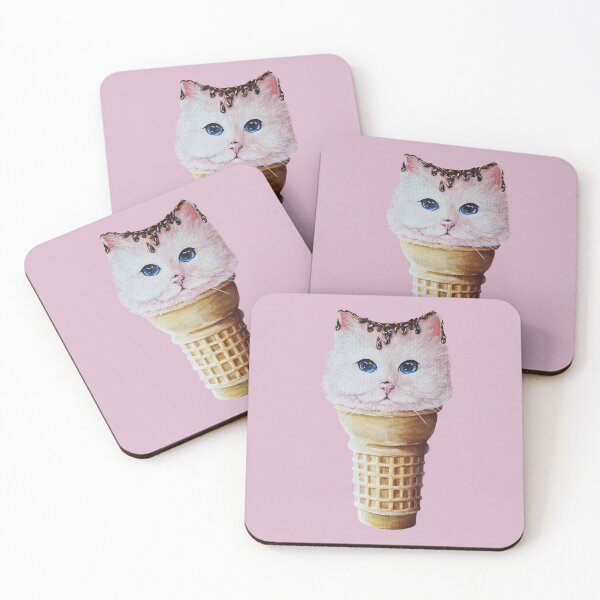 Item preview, Cat-Cream Cone Cute Cat Ice-Cream designed and sold by Crafticorn.