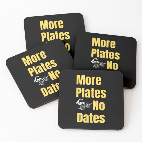 Item preview, More Plates No Dates Gym Fitness Bodybuilding  designed and sold by TeePassion.