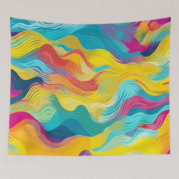 Item preview, Vibrant Symphony of Waves designed and sold by TopArtsy.