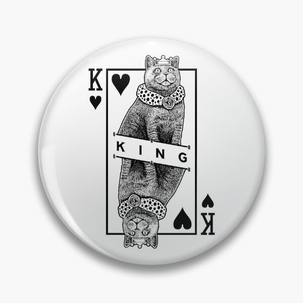 Item preview, British Shorthair King Of Hearts Funny Cat Lover Pop Art designed and sold by GrandeDuc.