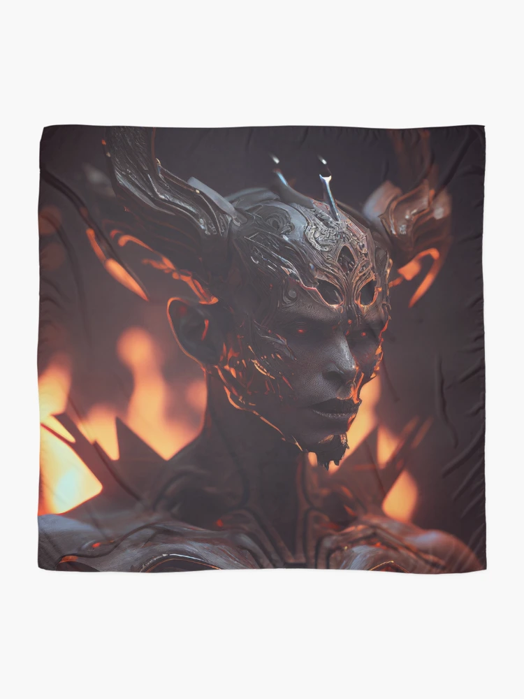 Thumbnail 2 of 3, Scarf, Bionic Fallen Angel designed and sold by For-Rosa.