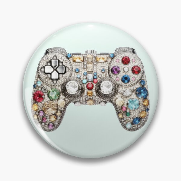 Item preview, Designer Gamepad, Diamond Studded Gaming Controller, designed and sold by DeRosa3DDesigns.