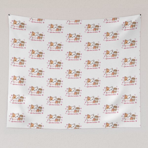 Aperçu de l'œuvre Maman de chat amateur de café créée et vendue par Anyone For Seconds Designs.