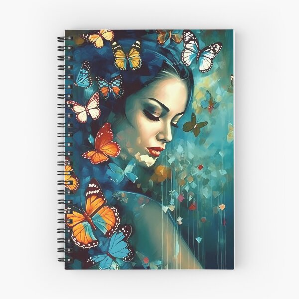 Item preview, Female Surrounded By Butterflies designed and sold by MTJ-Mushrooms.