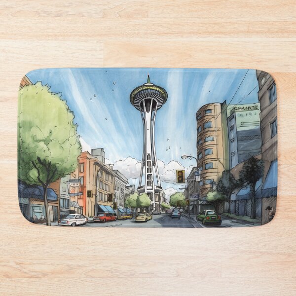 Item preview, The Space Needle Tower in Seattle Washington State designed and sold by inkedtee.