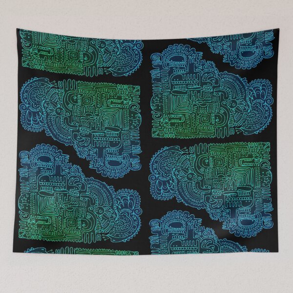 Item preview, Digital Archaic - Mayan Inspired Doodles designed and sold by Doodledanga.