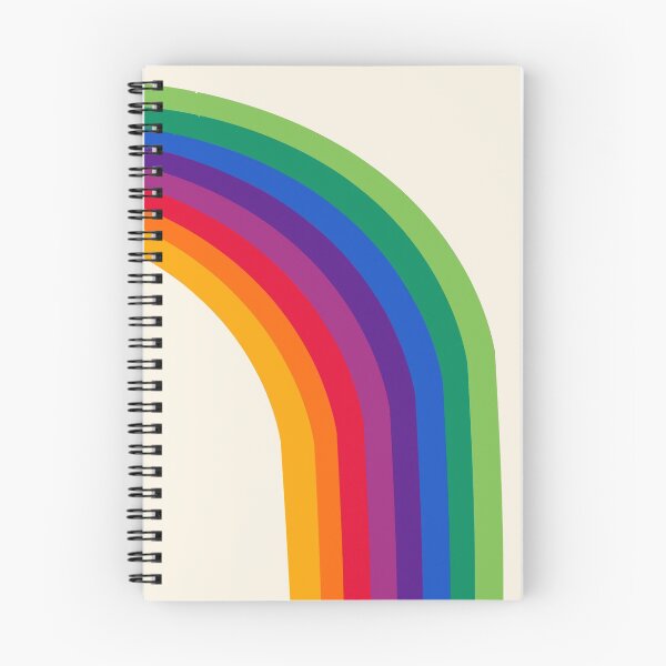 Item preview, Groovy - rainbow 70s 1970s style retro throwback minimal happy hippie art decor designed and sold by 78designs.