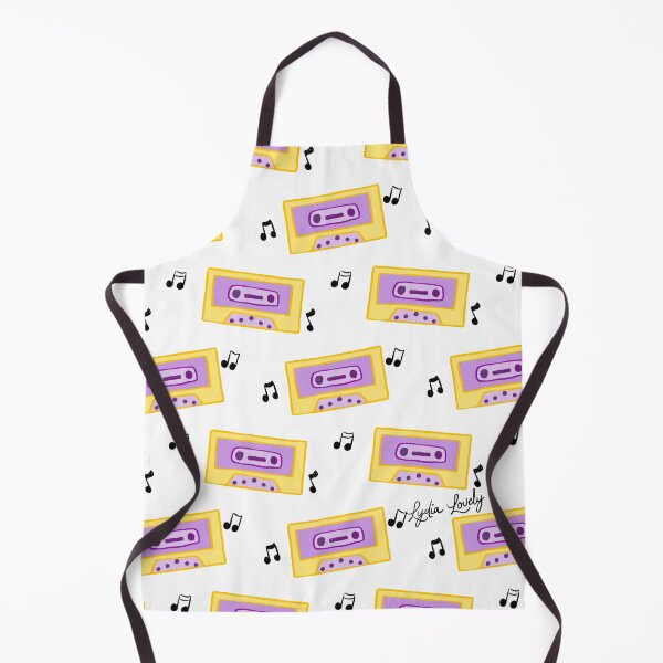 Artikelvorschau, Disco collection cassette tape purple and yellow- white background entworfen und verkauft von Studio Lydia  Lovely.