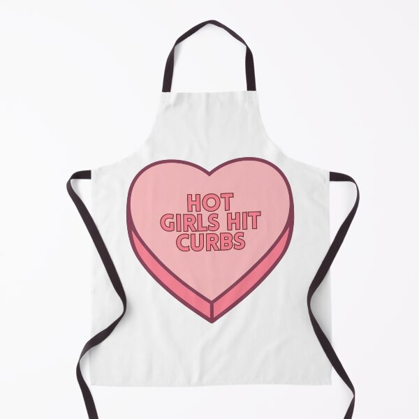 Item preview, HOT GIRLS HIT CURBS CUTE RETRO HEART AESTHETIC designed and sold by SIKEWARDdesigns.