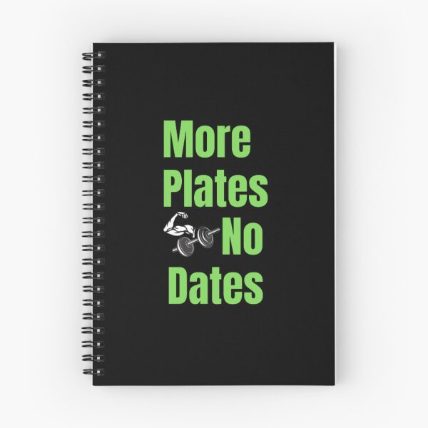 Item preview, More Plates No Dates Gym Fitness Bodybuilding  designed and sold by TeePassion.