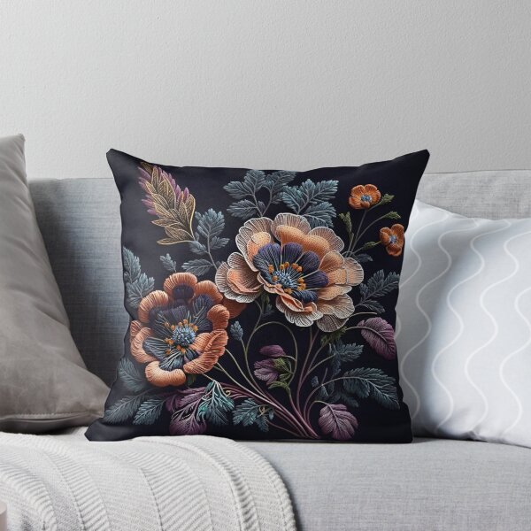 Item preview, Vintage Embroidered Bouquet Floral designed and sold by SecretDicer.